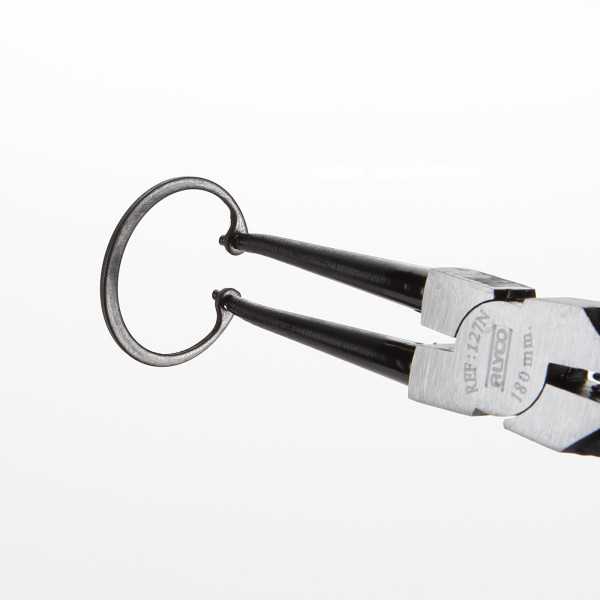 Alicate Seeger de boca recta para arandelas interiores 220 mm ALYCO