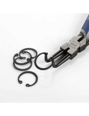 Alicate Seeger de boca curva para arandelas interiores 180 mm ALYCO 2