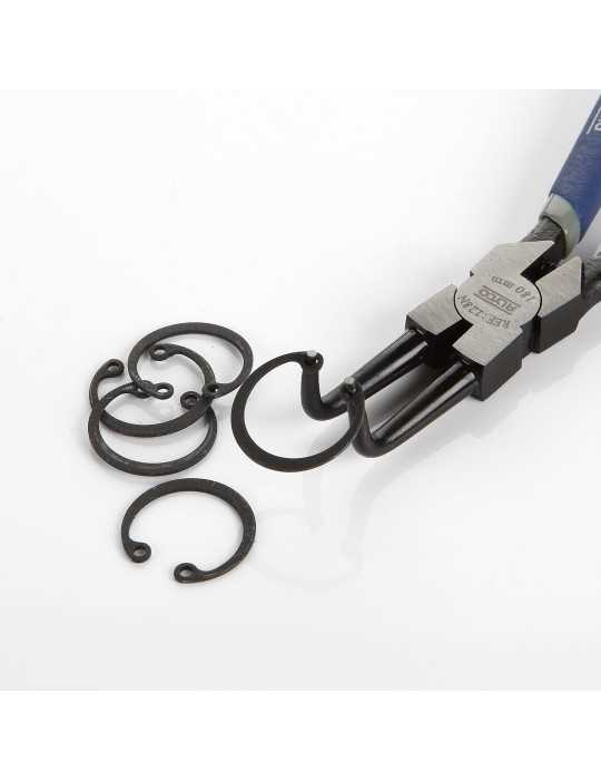 Alicate Seeger de boca curva para arandelas interiores 300 mm ALYCO