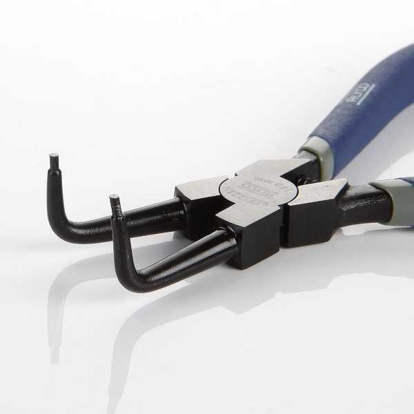 Alicate Seeger de boca curva para arandelas interiores 300 mm ALYCO