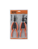 Juego de 4 alicates Seeger 140 mm en blister ALYCO ORANGE