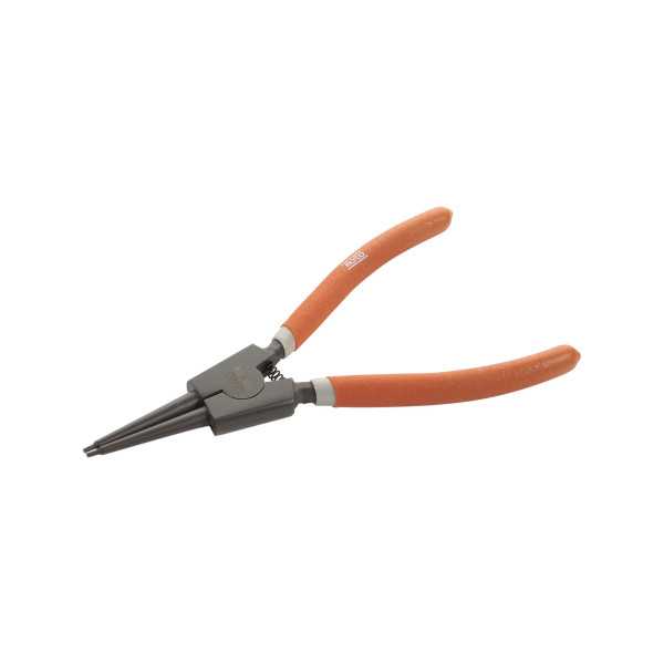 Alicate Seeger teflonado de boca recta para arandelas exteriores 180 mm ALYCO ORANGE