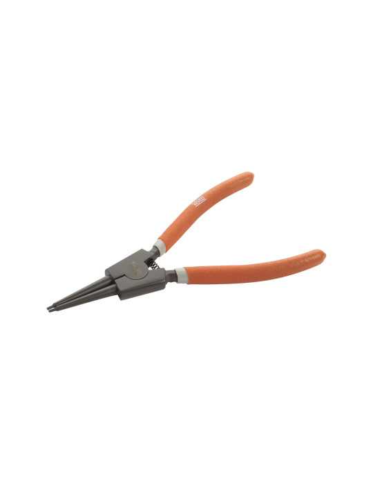 Alicate Seeger teflonado de boca recta para arandelas exteriores 180 mm ALYCO ORANGE