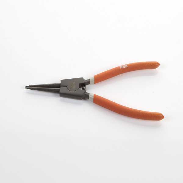 Alicate Seeger teflonado de boca recta para arandelas exteriores 180 mm ALYCO ORANGE