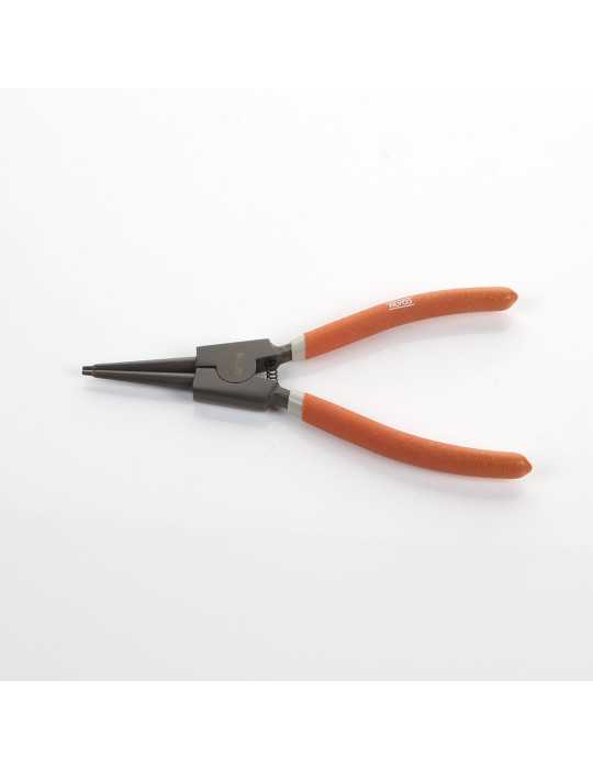 Alicate Seeger teflonado de boca recta para arandelas exteriores 180 mm ALYCO ORANGE
