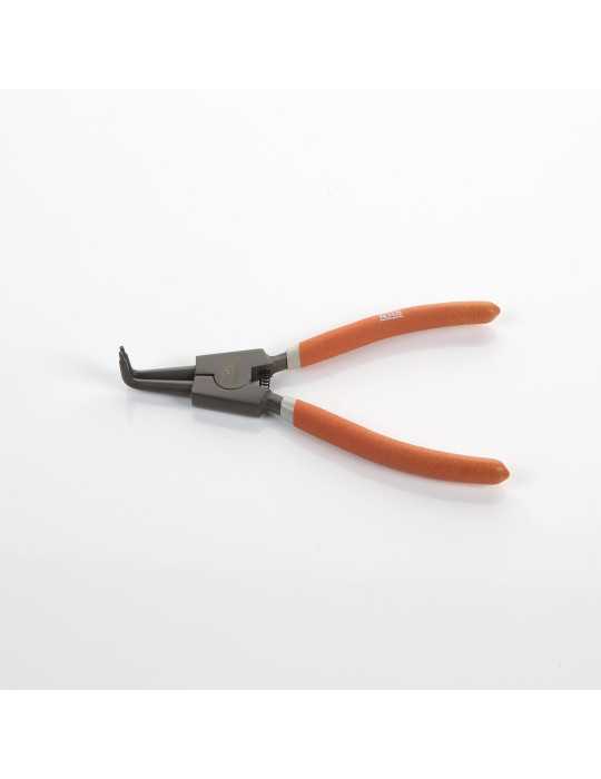 Alicate Seeger teflonado de boca curva para arandelas exteriores 180 mm ALYCO ORANGE