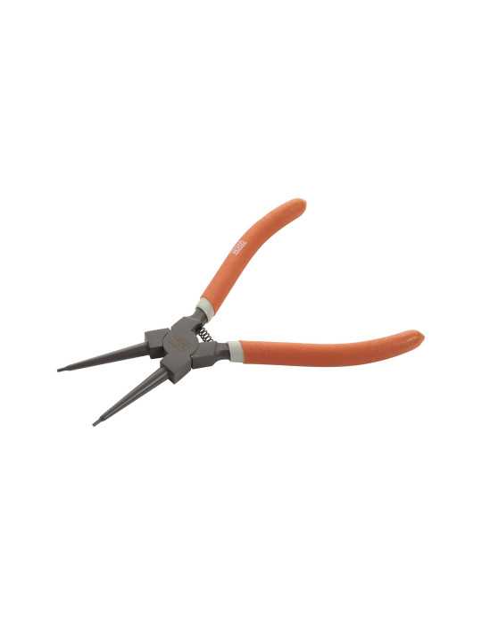 Alicate Seeger teflonado de boca recta para arandelas interiores 180 mm ALYCO ORANGE