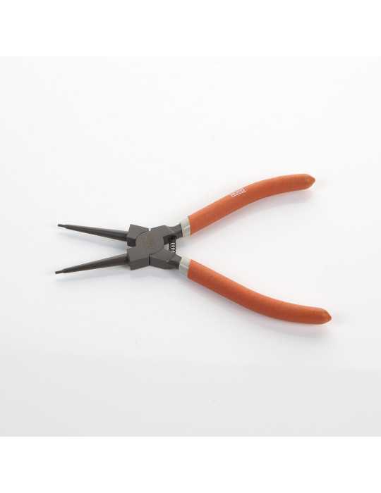 Alicate Seeger teflonado de boca recta para arandelas interiores 180 mm ALYCO ORANGE