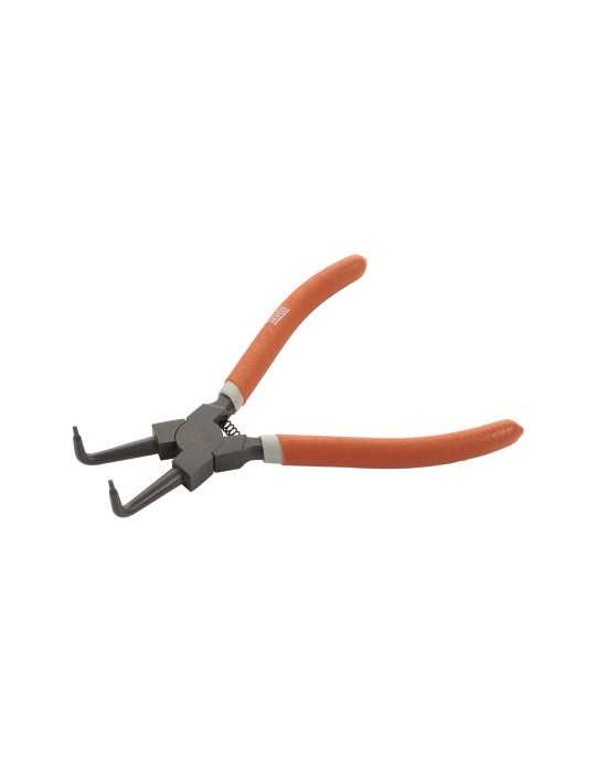 Alicate Seeger teflonado de boca curva para arandelas interiores 180 mm ALYCO ORANGE