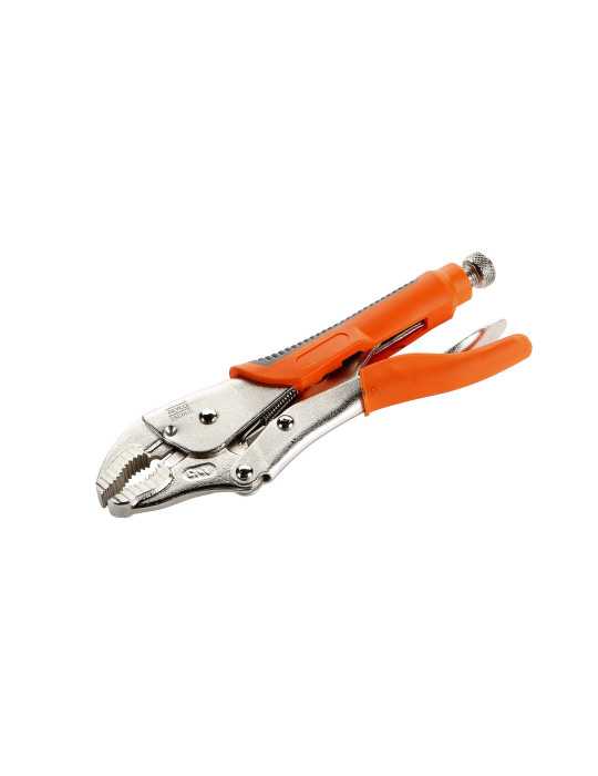 Tenaza Grip de bocas curvas con corte 175 mm ALYCO ORANGE