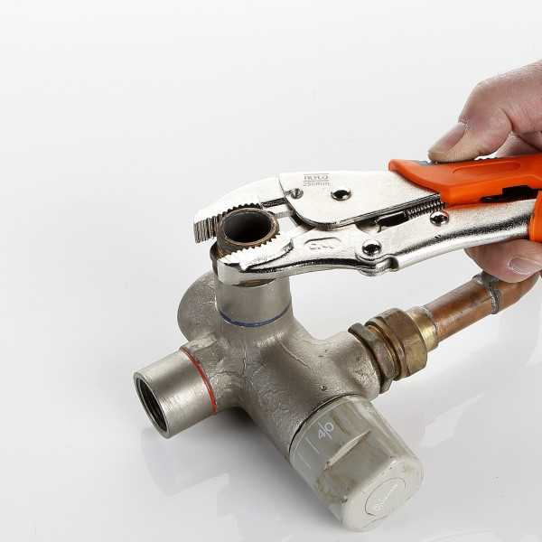 Tenaza Grip de bocas curvas con corte 250 mm ALYCO ORANGE