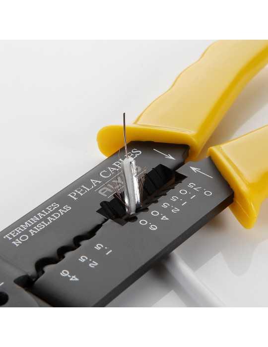 Alicate para terminales aisladas y no aisladas 250 mm ALYCO