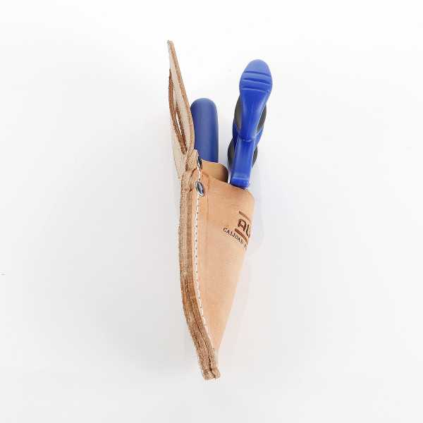 Kit de tijeras y cuchillo para electricista en funda de cuero ALYCO