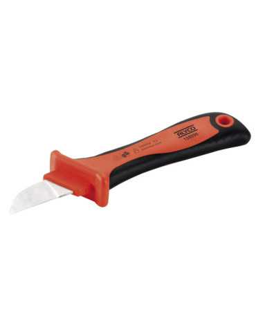 Cuchillo para electricista aislado VDE con funda 200 mm ALYCO