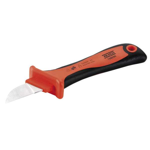Cuchillo para electricista aislado VDE con funda 200 mm ALYCO