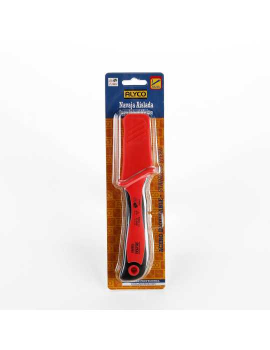 Cuchillo para electricista aislado VDE con funda 200 mm ALYCO