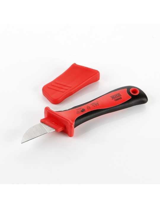 Cuchillo para electricista aislado VDE con funda 200 mm ALYCO