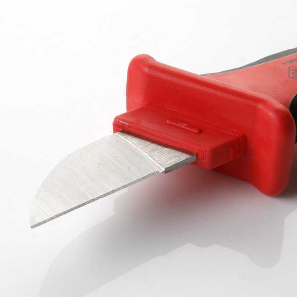 Cuchillo para electricista aislado VDE con funda 200 mm ALYCO