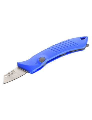 Cuchillo pelacables de electricista con plástico protector 200 mm ALYCO 2