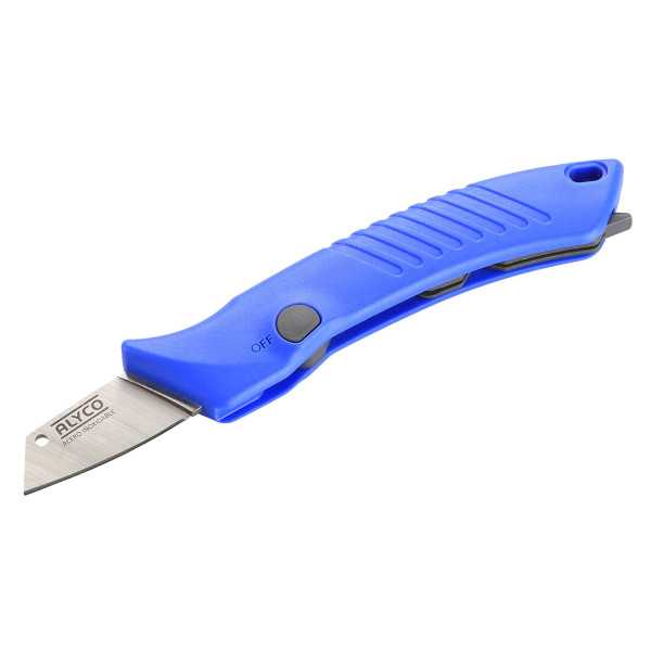 Cuchillo pelacables de electricista con plástico protector 200 mm ALYCO