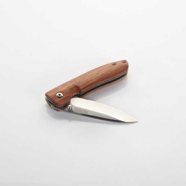 Navaja con filo de 70 mm y mango de madera ALYCO