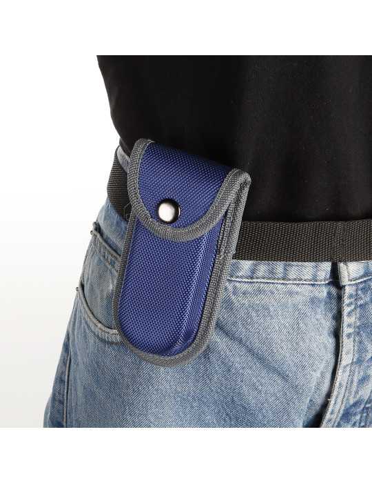 Navaja de acero inoxidable de 85 mm con mango de madera y bolsa de nylon ALYCO