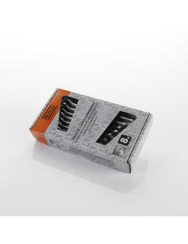 Juego de 8 llaves combinadas en soporte de plástico ALYCO ORANGE 2