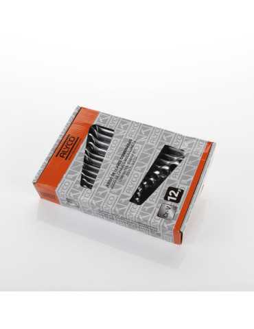Juego de 12 llaves combinadas en soporte de plástico ALYCO ORANGE 2
