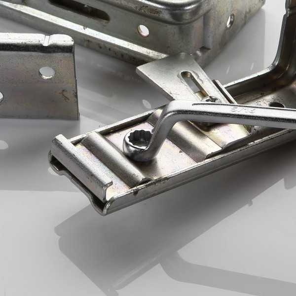 Llave de doble estrella acodada en pulgadas 7/16" x 1/2" ALYCO