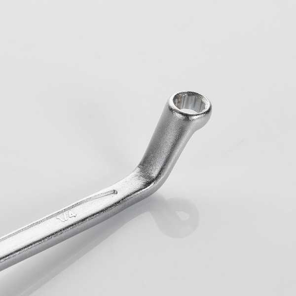 Llave de doble estrella acodada en pulgadas 11/16" x 3/4" ALYCO