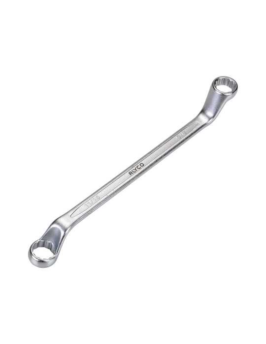 Llave de doble estrella acodada en pulgadas 13/16" x 7/8" ALYCO
