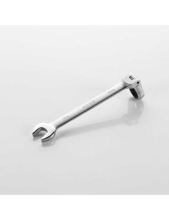 Llave combinada con carraca articulada flexible 9 mm ALYCO