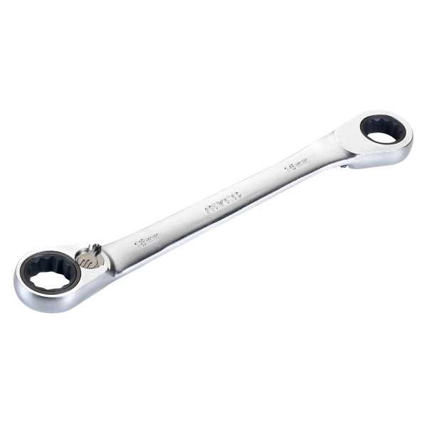 Llave de doble estrella acodada con carraca reversible 17x19 mm ALYCO