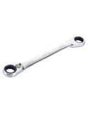 Llave de doble estrella acodada con carraca reversible 17x19 mm ALYCO