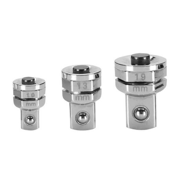 Adaptador para vasos 3/8" con llave 13 mm ALYCO