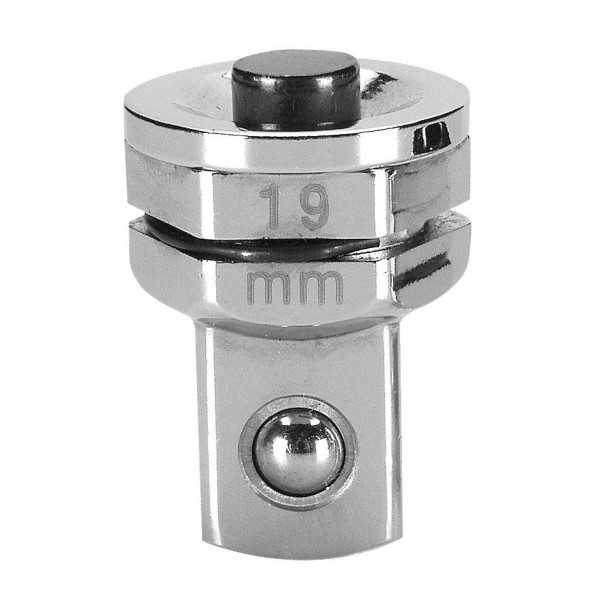 Adaptador para vasos 3/8" con llave 13 mm ALYCO