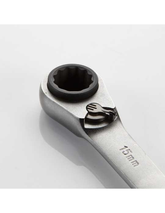 Llave de doble estrella con carraca reversible 4 en 1 8x10-12x13 mm ALYCO