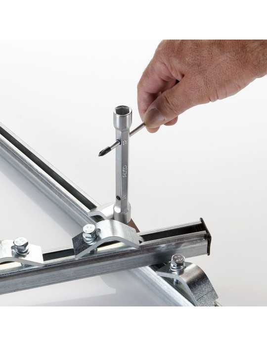 Llave de tubo hexagonal forjada 25x28 mm ALYCO