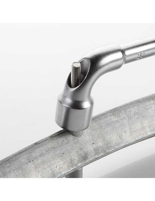 Llave de pipa abierta hexagonal 7 mm ALYCO