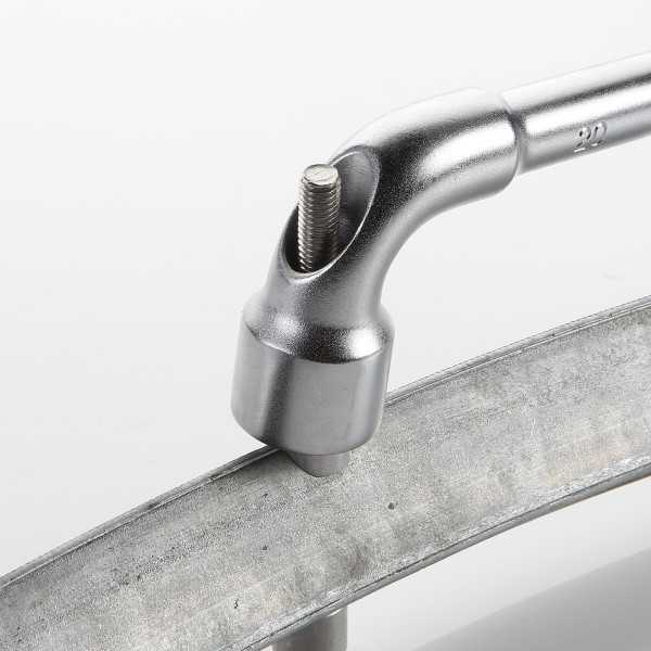 Llave de pipa abierta hexagonal 10 mm ALYCO