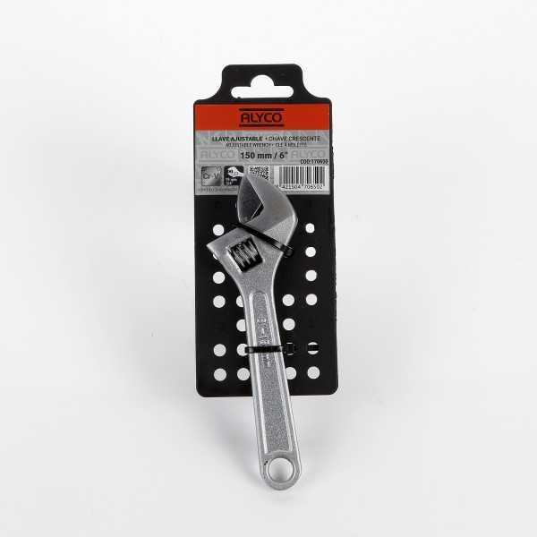 Llave ajustable de moleta central 300 mm ALYCO ORANGE