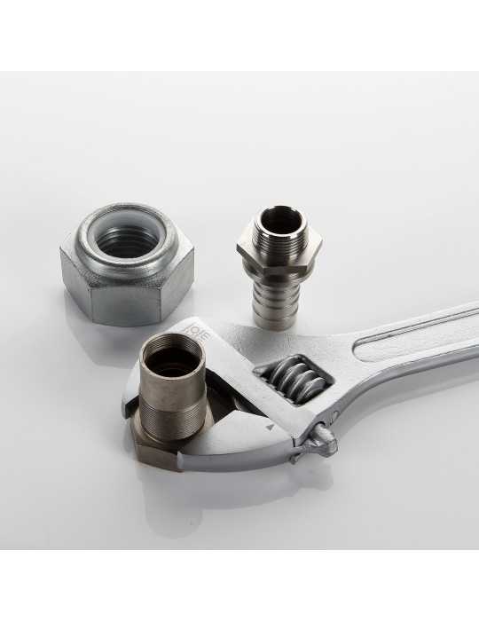 Llave ajustable de moleta central 375 mm ALYCO ORANGE