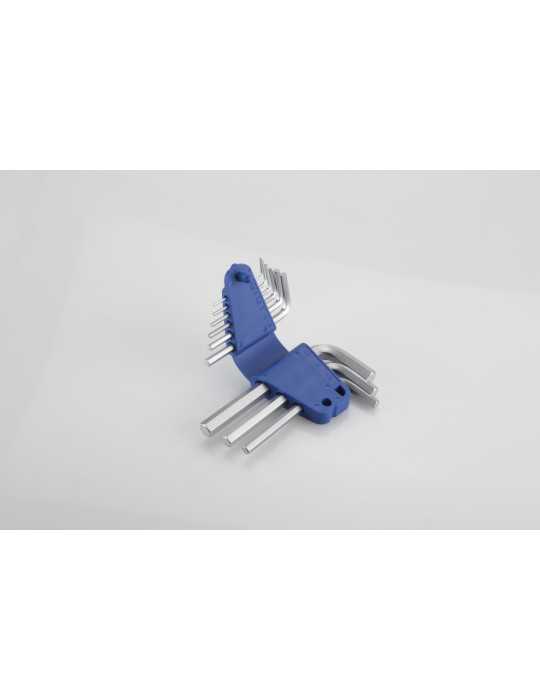 Juego de 9 llaves Allen 1,5-10 mm en soporte plástico ALYCO