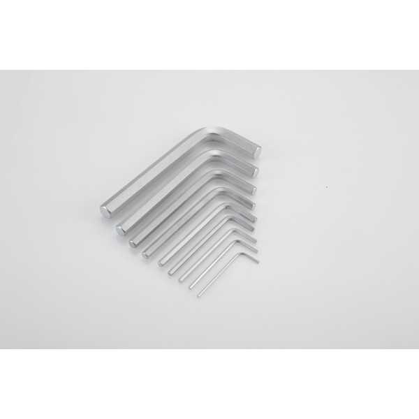 Juego de 9 llaves Allen 1,5-10 mm en soporte plástico ALYCO