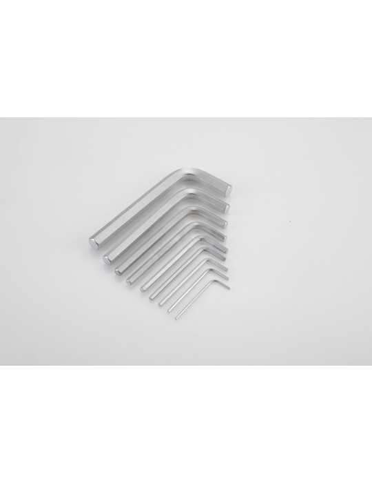 Juego de 9 llaves Allen 1,5-10 mm en soporte plástico ALYCO