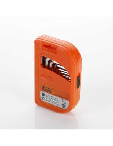 Juego combinado de llaves Allen y Torx inviolable en estuche plástico ALYCO ORANGE 2