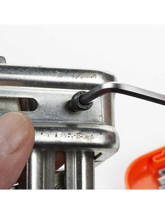 Juego combinado de llaves Allen y Torx inviolable en estuche plástico ALYCO ORANGE
