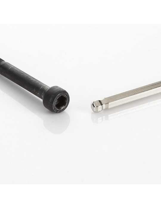 Llave Allen de bola acodada extralarga 6 mm ALYCO