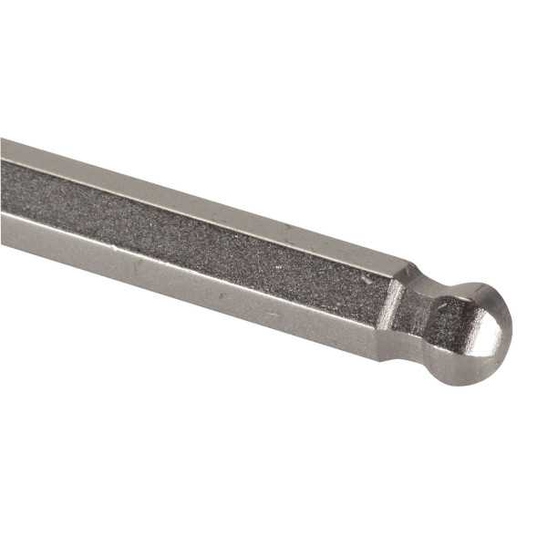 Llave Allen de bola acodada extralarga 7 mm ALYCO