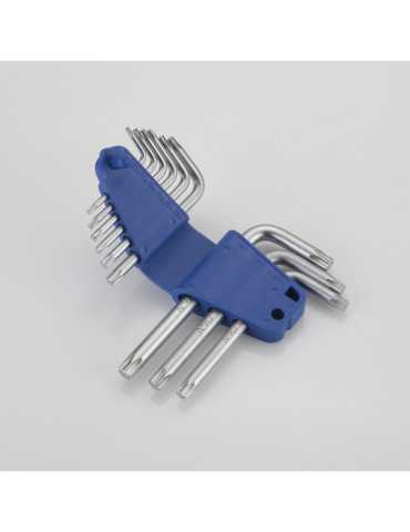 Juego de 9 llaves Torx T10-T50 en soporte plástico ALYCO 2